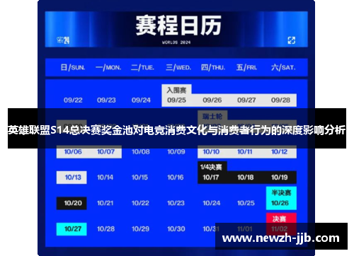 英雄联盟S14总决赛奖金池对电竞消费文化与消费者行为的深度影响分析